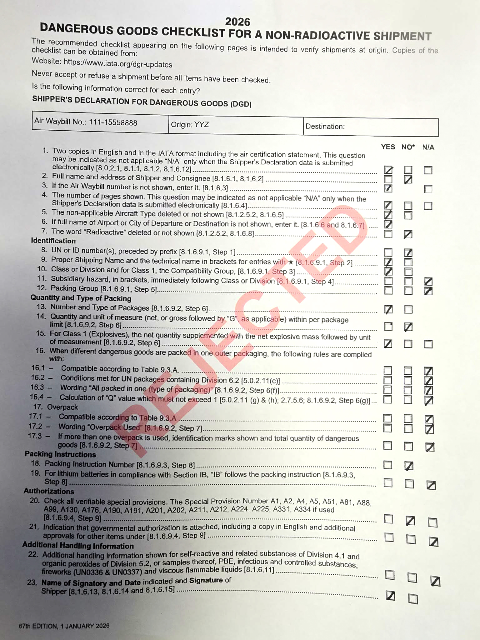 Problem Shipments Resolution